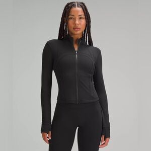 Lululemon Black Nulu Cropped Define Jacket